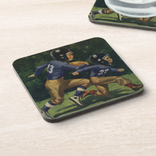 Porta-copo Futebol Antigo, Crianças, Meninos Praticando Espor