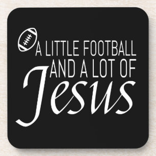 Porta-copo Futebol e Jesus