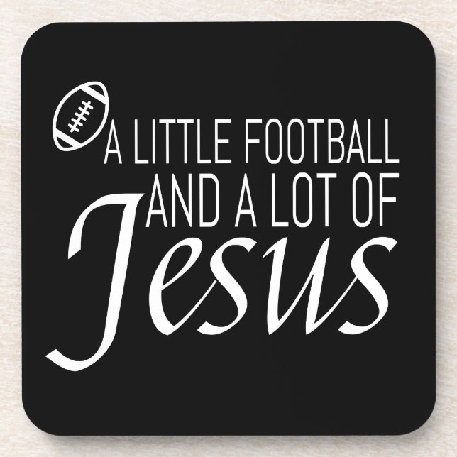 Porta-copo Futebol e Jesus (Frente)