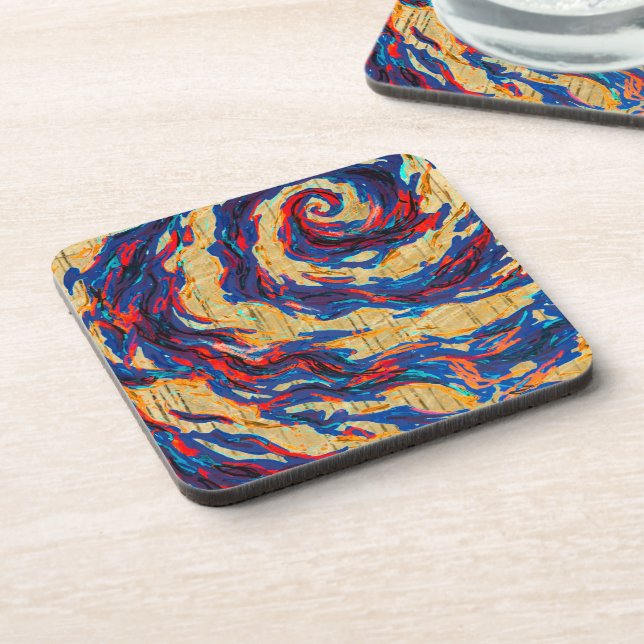 Porta-copo Galáxia Espiral Roxa (Left Side)