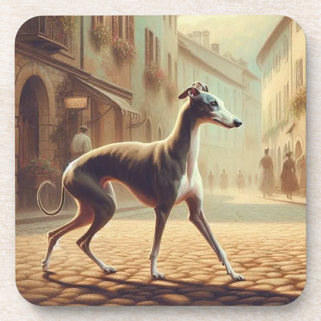 Porta-copo Galgo Italiano (Frente)