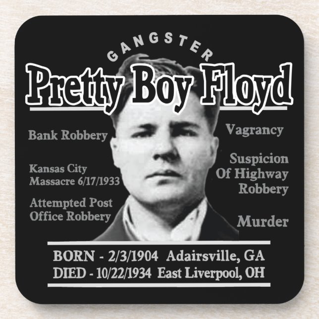 Porta-copo Gangster Bonito Boy Floyd (Frente)