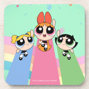 Porta-copo Garotas do Powerpuff Voam Alto