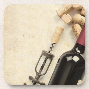 Porta-copo Garrafa de vinho