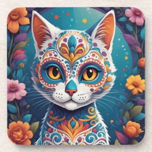 Porta-copo Gatinho Caveira de Açúcar