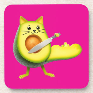 Porta-copo gatinho de gato abacado