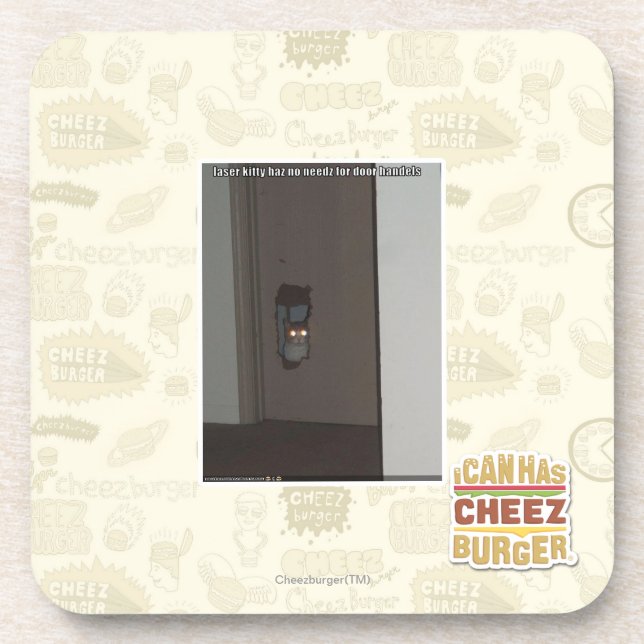 Porta-copo Gatinho do laser (Frente)