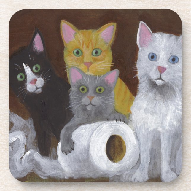Porta-copo Gatinhos Reproduzíveis (Frente)