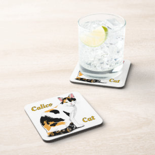 Porta-copo Gato Calico Personalizado
