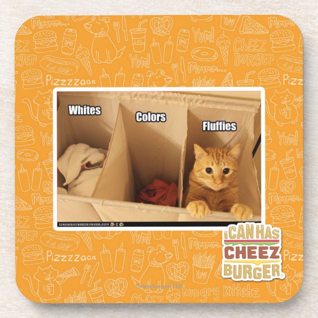 Porta-copo Gato da lavanderia (Frente)