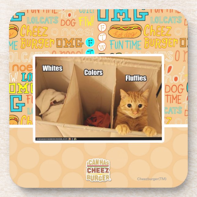 Porta-copo Gato da lavanderia (Frente)