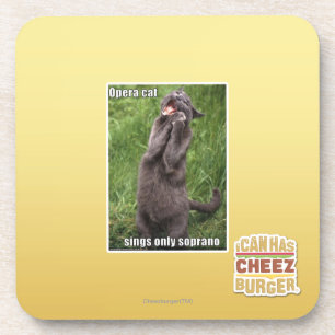 Porta-copo Gato da ópera