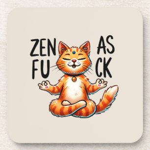 Porta-copo Gato de ioga - Zen