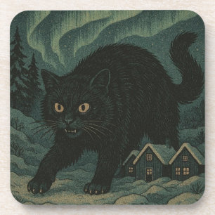 Porta-copo Gato de Natal Yule islandês