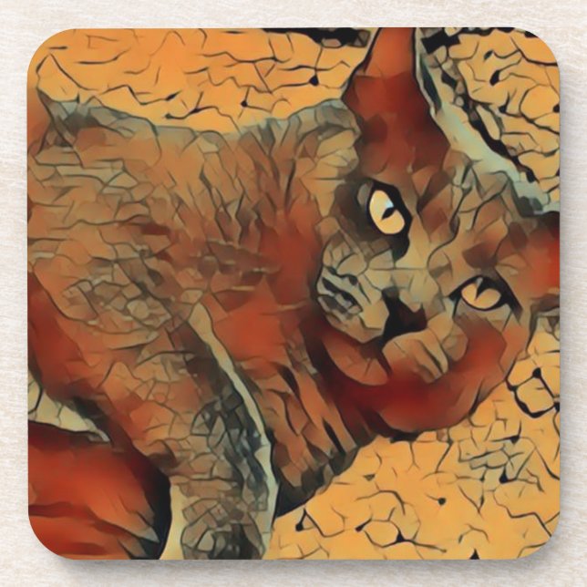 Porta-copo Gato Misterioso (Frente)