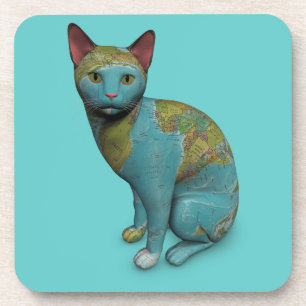 Porta-copo Gato Planeta