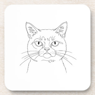 Porta-copo Gato rabugento