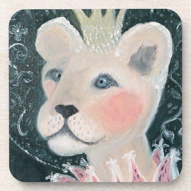 Porta-copo gato santo de ieva rudzite (Frente)