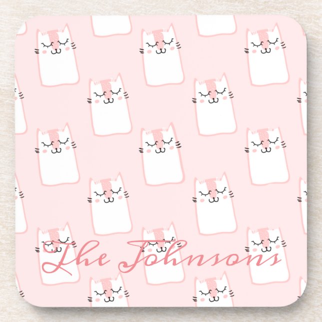 Porta-copo Gato sorridente (Frente)