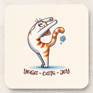 Porta-copo Gato Yoga Pose - Yoga - Gatos - Alegria