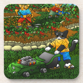 Porta-copo Gatos De Jardinagem De Verão