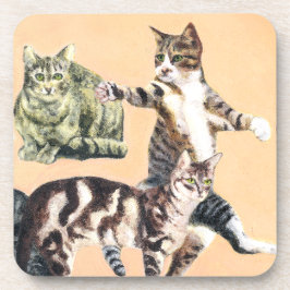 Porta-copo Gatos indo jogar