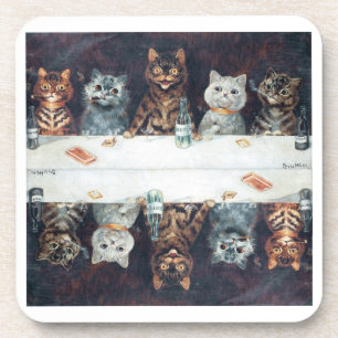 Porta-copo gatos Louis Wain