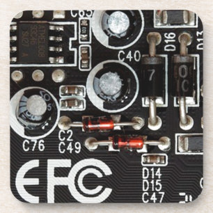 Porta-copo Geeks Excêntricos Gráfico de Placa de Circuito