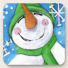 Porta-copo Gelado o boneco de neve feliz