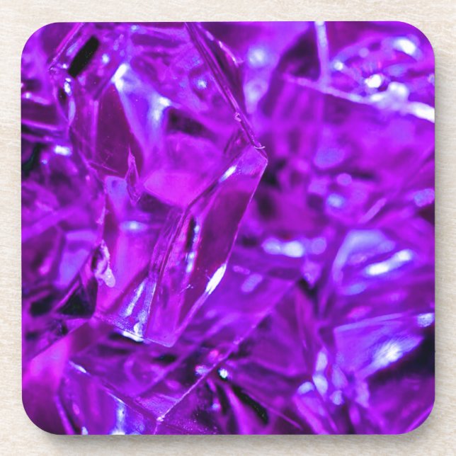 Porta-copo Gemstone Purple Crystal Ametyst (Frente)