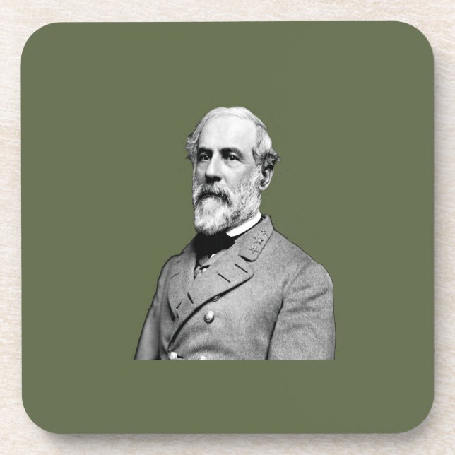 Porta-copo General ⚔️ Robert E. Lee Army Green (Frente)