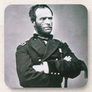 Porta-copo General William T. Sherman (1820-91) (foto de b/w)