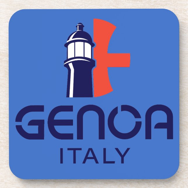 Porta-copo Gênova Itália Europa (Frente)