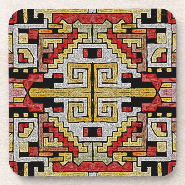 Porta-copo Geomethric Tribal/Ethnic Pattern (Frente)