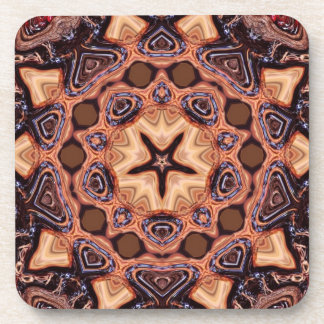 Porta-copo Geometria Choc Chip Mandala : Conjunto de 6