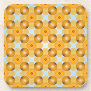 Porta-copo Geométrico Amarelo Incomum