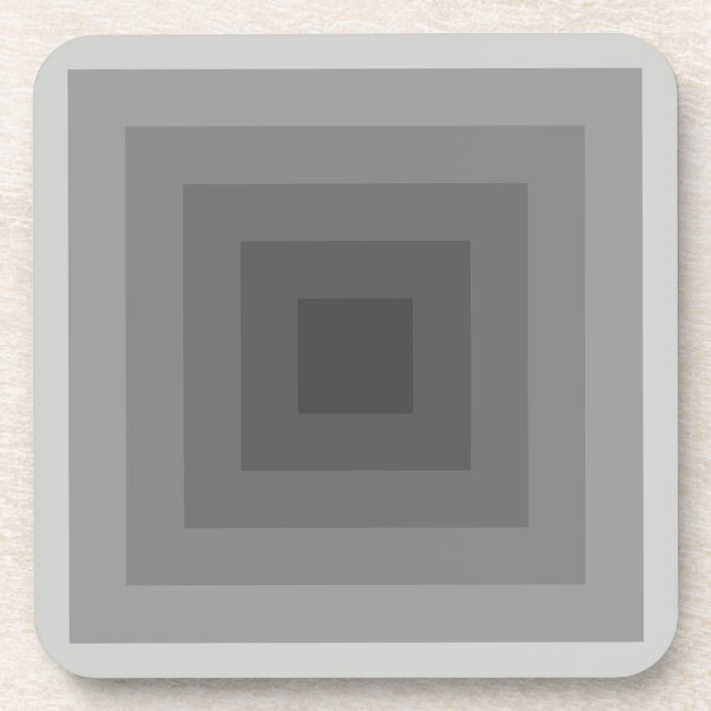 Porta-copo Geométrico ao quadrado preto (Frente)