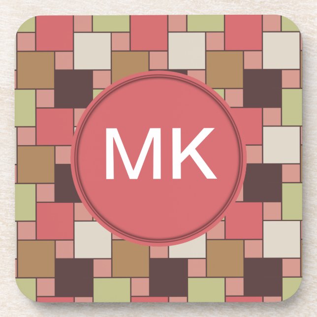 Porta-copo Geométrico do Gabinete de Especiarias (Frente)