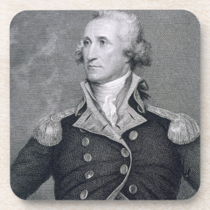 Porta-copo George Washington, gravado pelo calcinador Brown