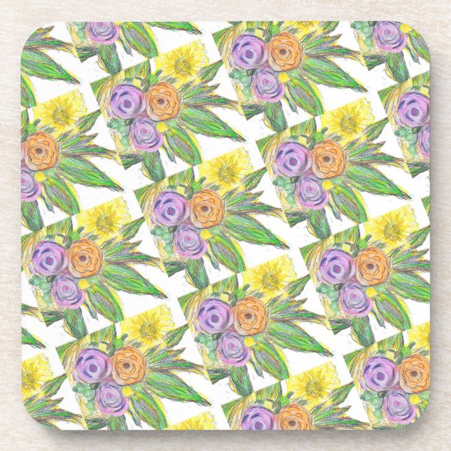 Porta-copo Gerberas Daisy (Frente)