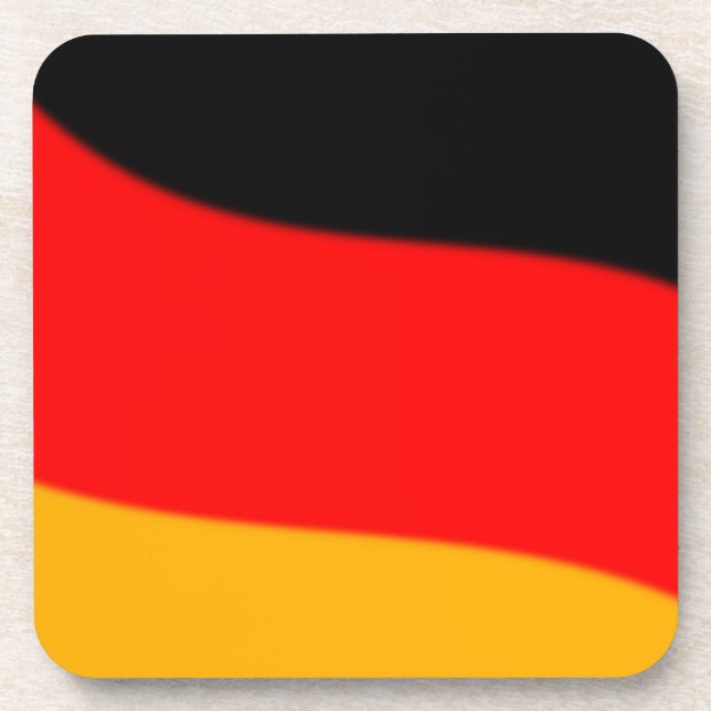 Porta-copo German Flag Cork Coaster (Frente)