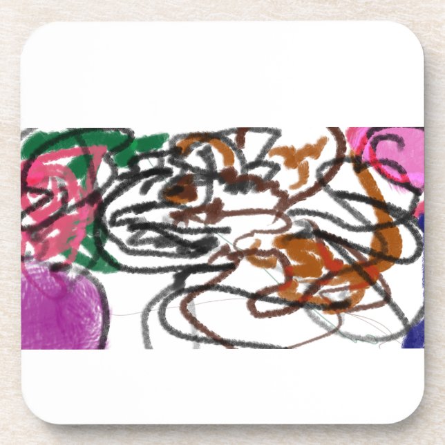 Porta-copo GERMAN SHEPHERD e ROSAS (Frente)