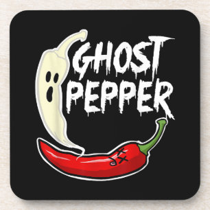 Porta-copo Ghost Pepper Funny Spicy Hot Halloween Peppe