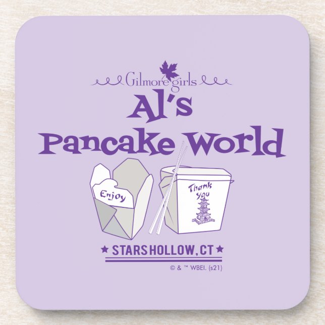 Porta-copo Gilmore Girls | Al's Pancake World (Frente)