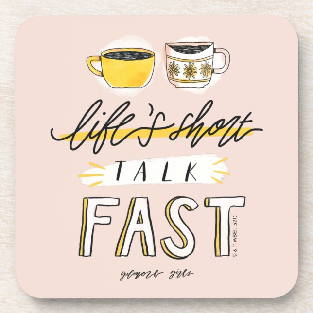 Porta-copo Gilmore Girls | Life's Short Talk Fast - Coffee (Frente)