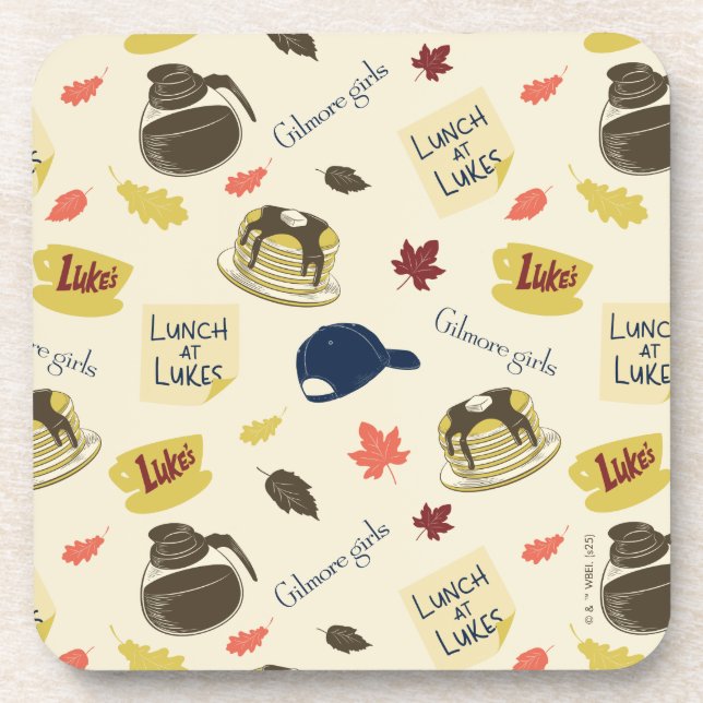 Porta-copo Gilmore Girls Lunch at Luke’s Pattern (Frente)