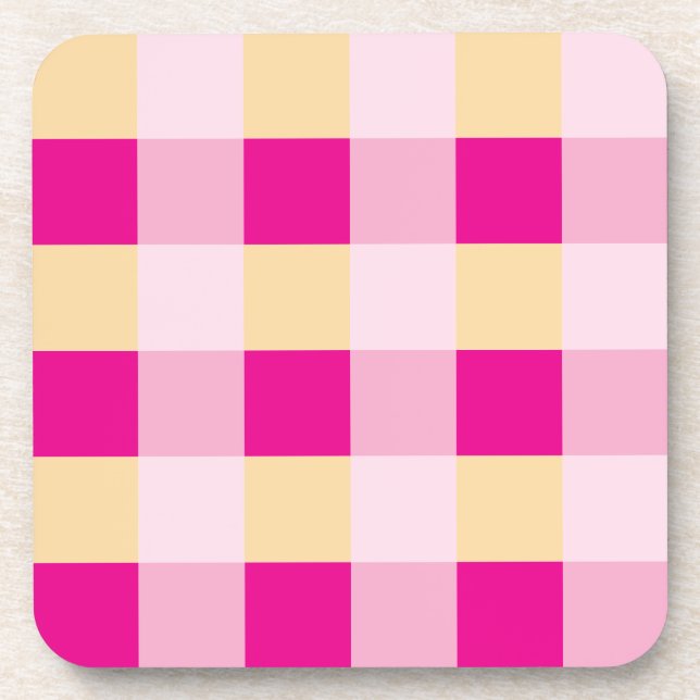 Porta-copo Gingham Pattern (Frente)