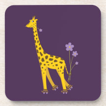 Girafa Caçada Roxo