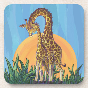 Porta-copo Giraffe Mama e Bebê