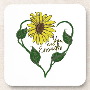 Porta-copo Girassol, você é suficiente